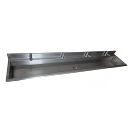 Lavatório Coletivo Com 4 Torneiras 1,80m - Construinox